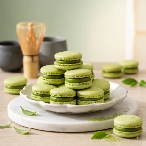 Matcha Macrons